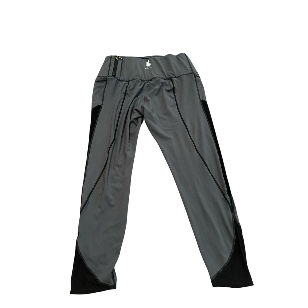 DENE ADAMS Conceal Carry Leggings with‎ Mesh Sides in Grey/black size XL
